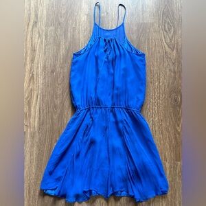 Mason Barney’s New York Blue Silk Mini Dress